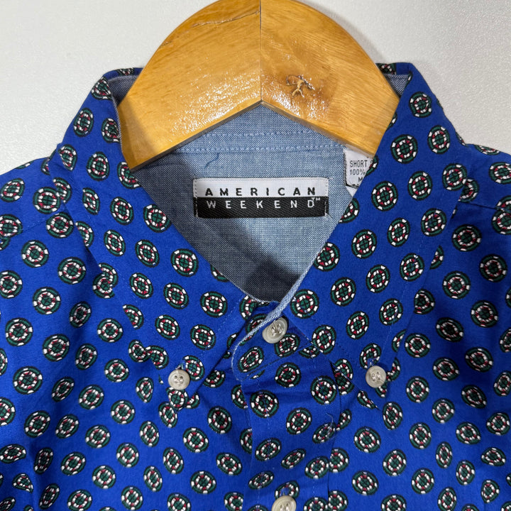 AMERICAN WEEKEND BUTTON DOWN HALF SLEEVES SHIRT BRAND NEW