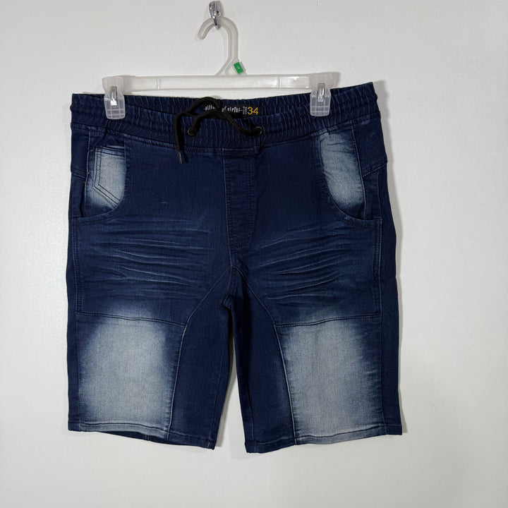 VILLAINS OF VIRTUE DENIM SHORT WITH STRETCH
