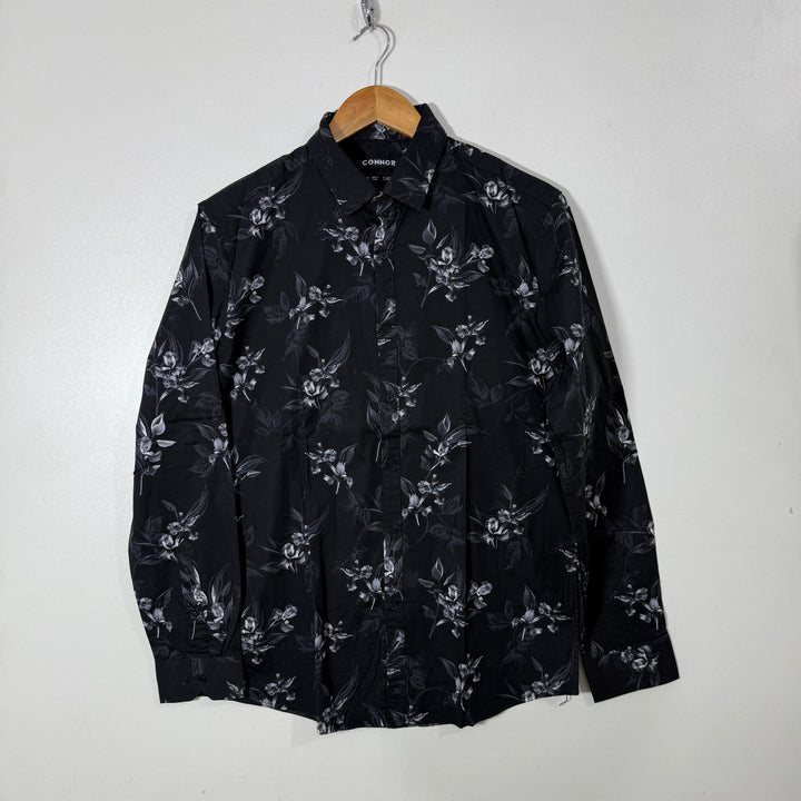 CONNOR CLASSIC FIT PRINTED CASUAL COTTON SHIRT