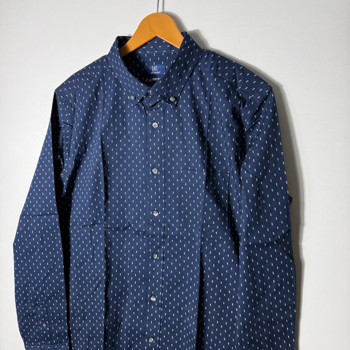 GEORGE CLASSIC FIT BUTTON DOWN CASUAL COTTON SHIRT BRAND NEW