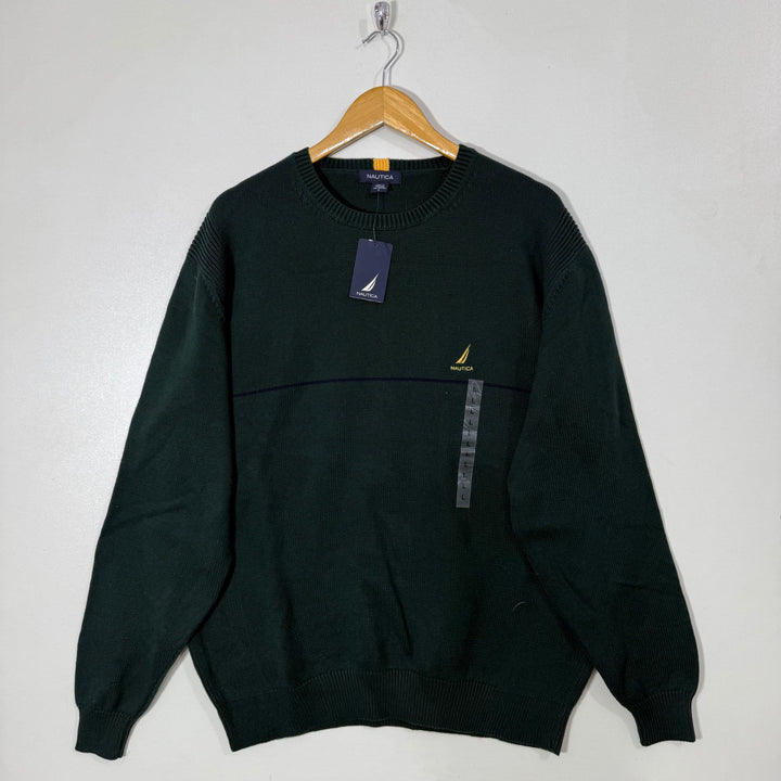 NAUTICA KNITTED COTTON SWEATER BRAND NEW