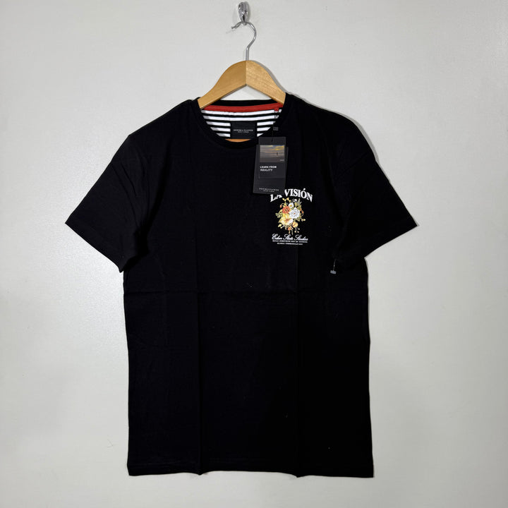 DENIM & FLOWER COTTON TSHIRT BRAND NEW