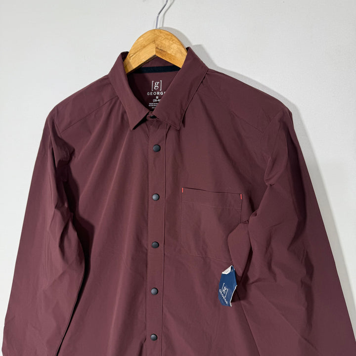 GEORGE HYBRID PARACHUTE TECH BUTTON SHIRT BRAND NEW