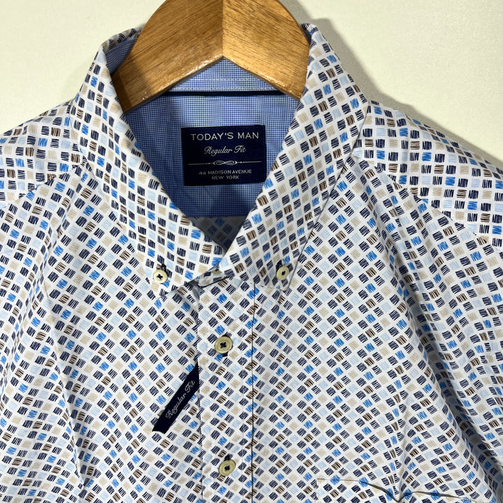 TODAYS MEN BUTTON DOWN HALF SLEEVES SHIRT BRAND NEW