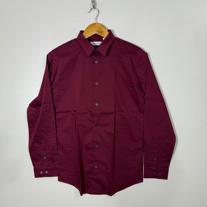 CALVIN KLEIN SLIM FIT FORMAL SHIRT WITH STRETCH