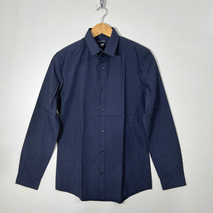 H&M EASY IRON SLIM FIT COTTON SHIRT
