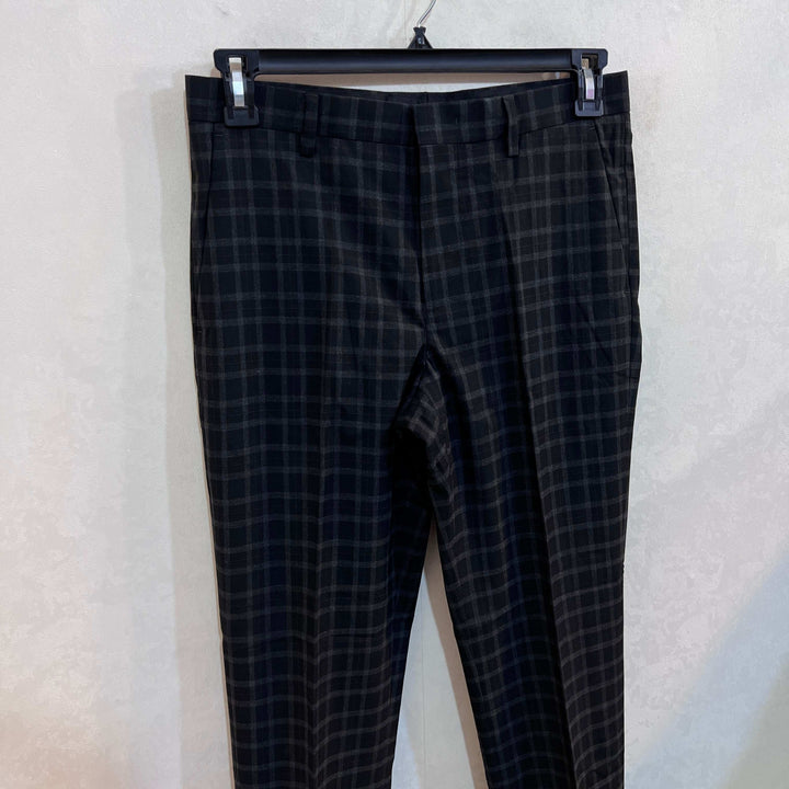 MURANO ALEX FIT ULTIMATE MODERN COMFORT CHECKERED DRESS PANT WITH STRETCH - JS BROTHERS 