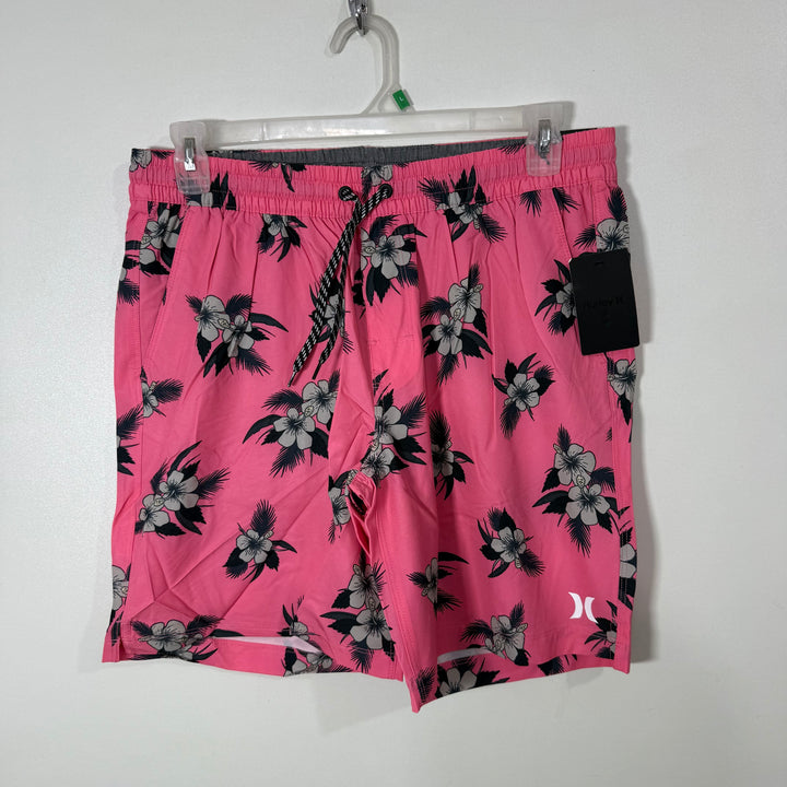 HURLAY PRINTED 4 WAY STRETCH SWIMWEAR SHORT BRAND NEW
