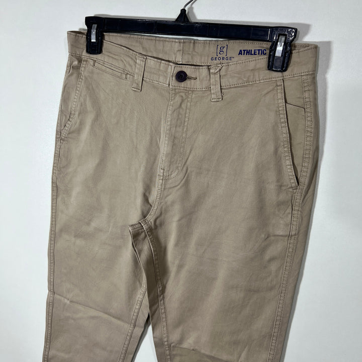 GEORGE ATHLETIC FIT COTTON CHINO PANT WITH STRETCH
