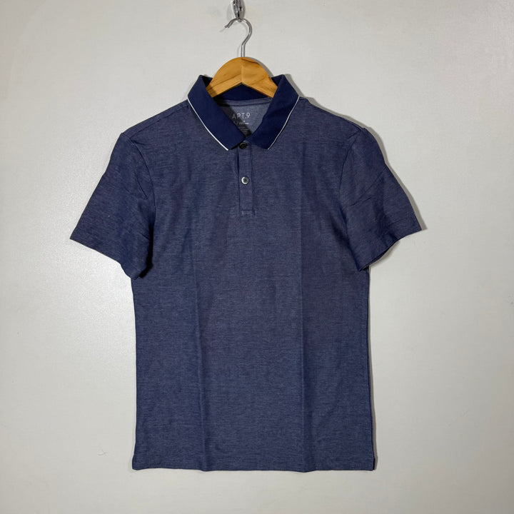 APT.9 COTTON POLO TSHIRT