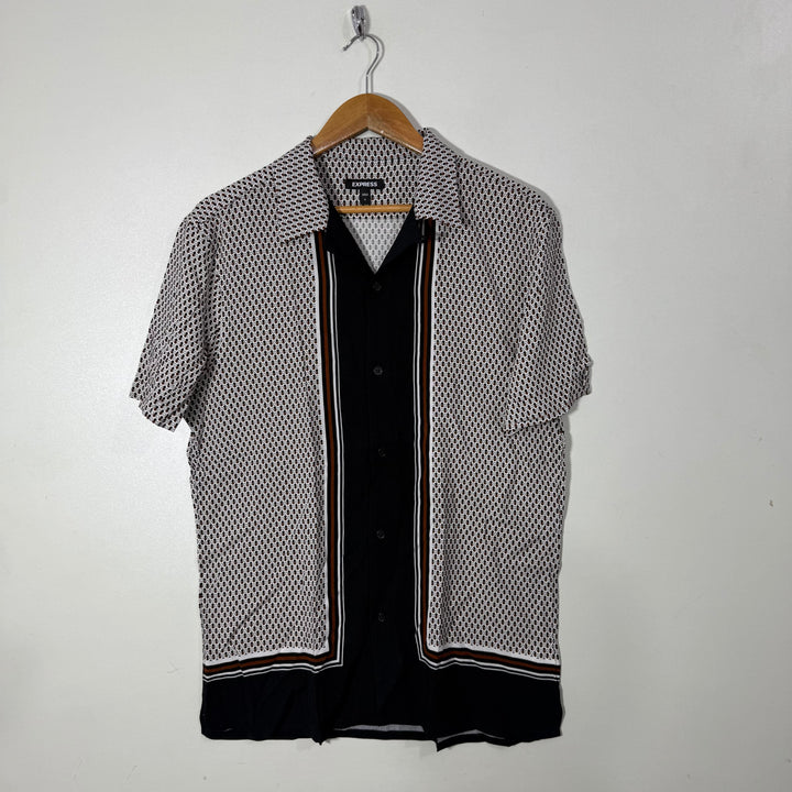 EXPRESS SAFARI COLLAR HALF SLEEVES HAWAI SHIRT