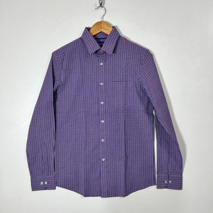 APT.9 SLIM FIT CHECKERED SHIRT