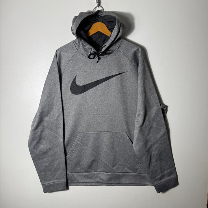 NIKE DRI FIT SPORT HOODIE INNER FLEECE GREY COLOUR