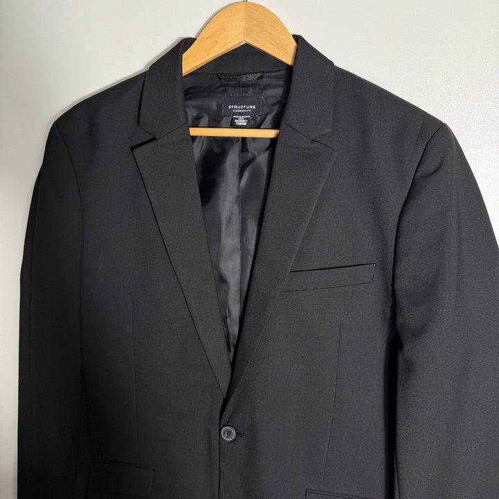 STRUCTURE MODERN FIT BLAZER COAT BRAND NEW BLACK COLOUR