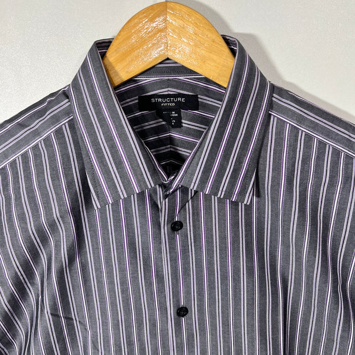 STRUCTURE SEMI FORMAL COTTON SHIRT