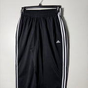 ADIDAS BAGGY  FIT SPORT TROUSER INNER FLEECE BLACK COLOUR