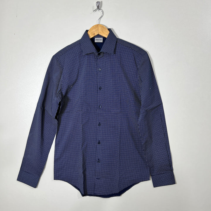 KENNETH COLE SLIM FIT SEMI FORMAL COTTON SHIRT