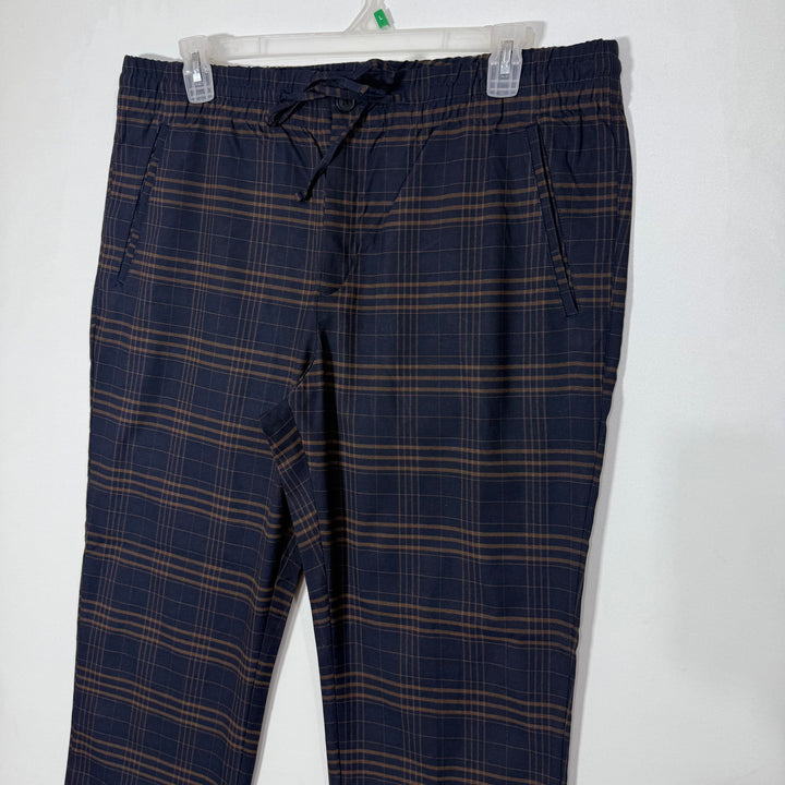 H&M REGULAR FIT CHECKERED  JOGGER PANT