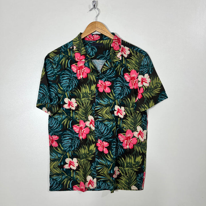 MAISON CINQCENT SAFARI COLLAR HALF SLEEVES SHIRT