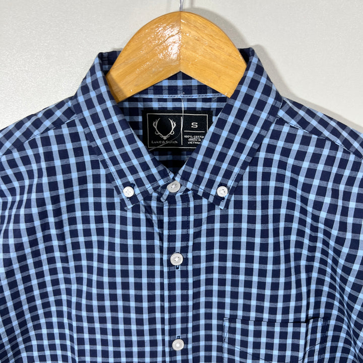 LUKE DUTCH BUTTON DOWN CHECKERED SHIRT