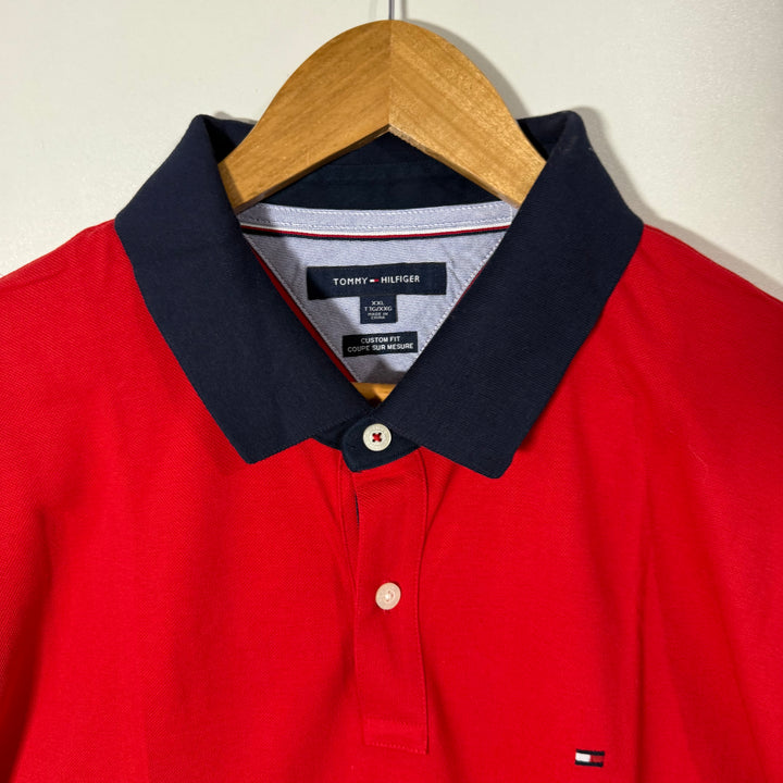 TOMMY HILFIGER  CUSTOM FIT COTTON POLO TSHIRT
