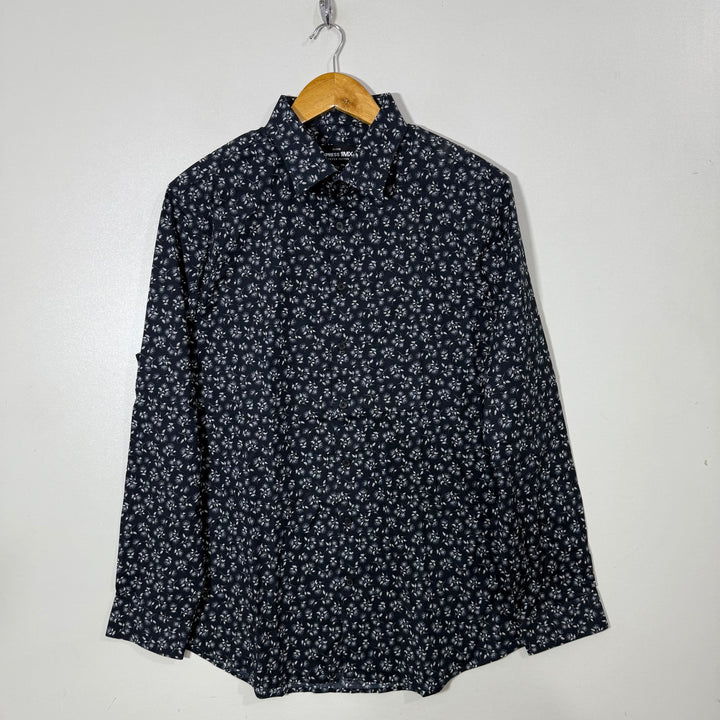 EXPRESS CLASSIC FIT COTTON CASUAL SHIRT WITH STRETCH