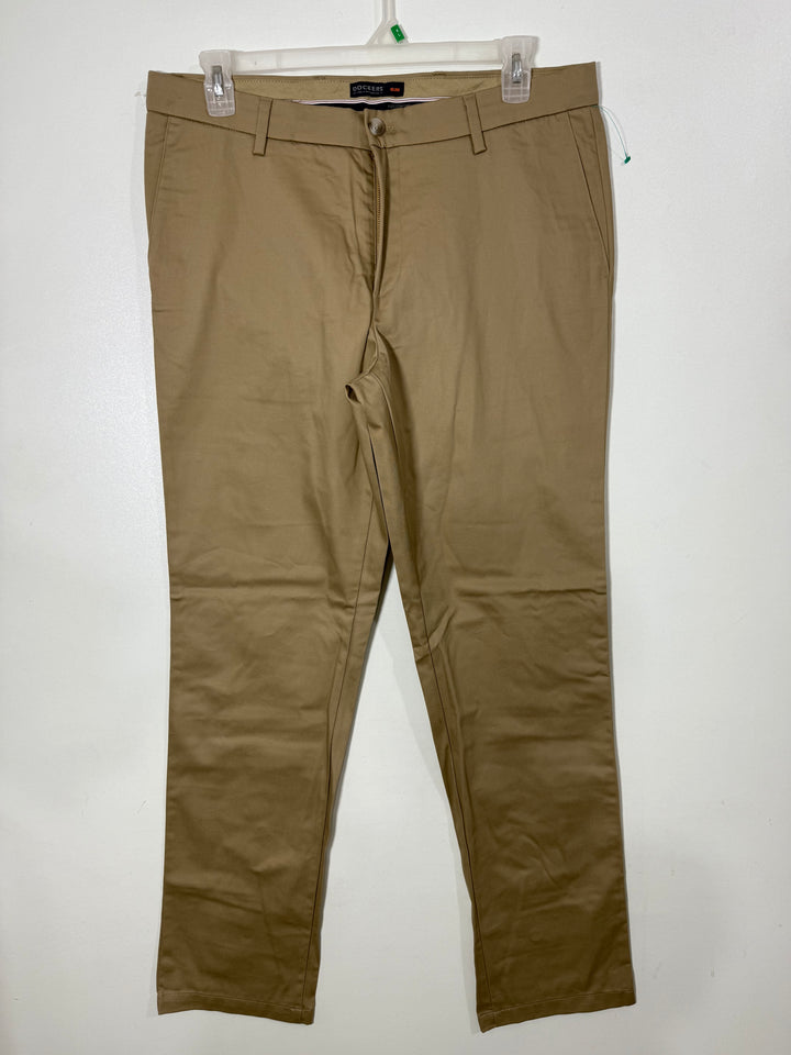 DOCKERS SIGNATURE LHAKI SLIM FIT COTTON CHINO PANT BRAND NEW WITH STRETCH