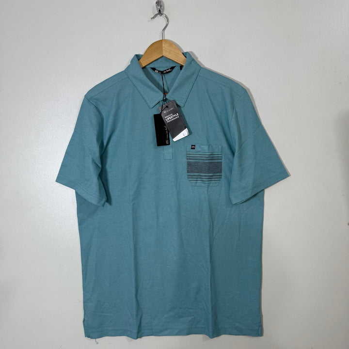 TRAVIS MATHEW COTTON POLO TSHIRT BRAND NEW