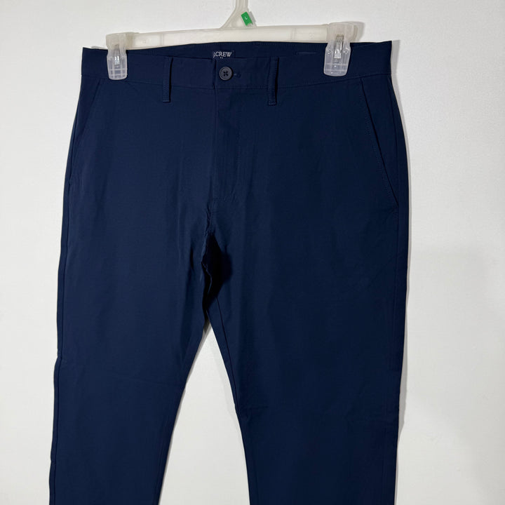 J CREW SLIM FIT PERFORMANCE PANT WITH STRETCH BLUE COLOUR