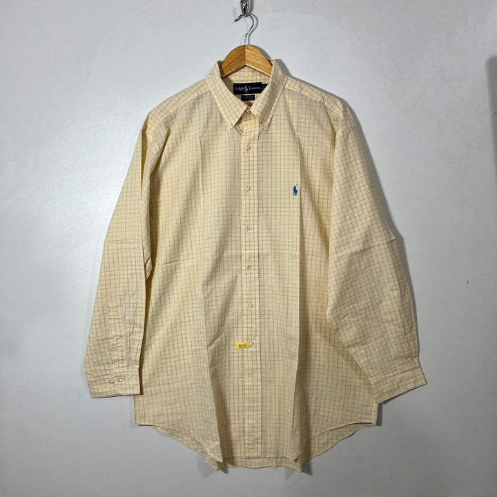 RALPH LAUREN POLO BUTTON DOWN CASUAL COTTON SHIRT