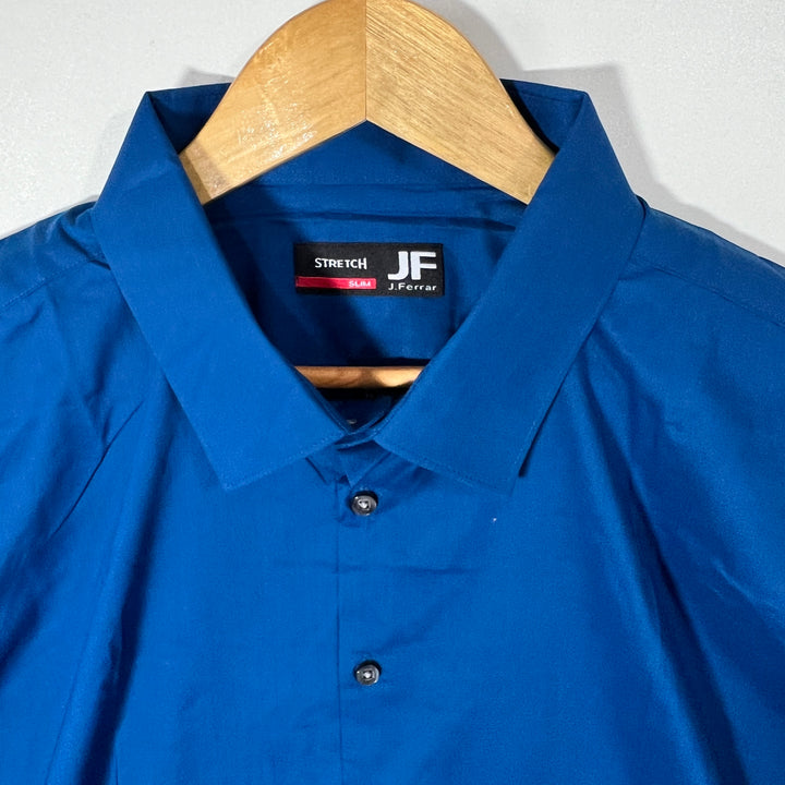 J FERRAR SLIM FIT FORMAL SHIRT WITH STRETCH