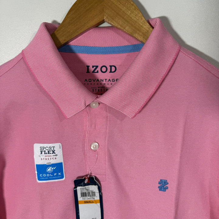 IZOD ADVANTAGE PERFORMANCE COTTON POLO TSHIRT BRAND NEW