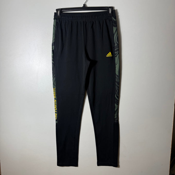 ADIDAS SKINNY FIT SPORT TROUSER WITH SIDE ZIP POCKETS BLACK COLOUR