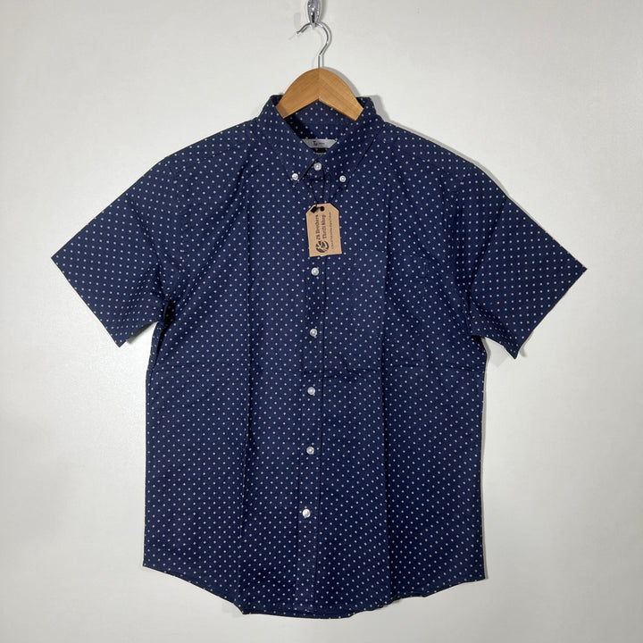 TU MAN BUTTON DOWN HALF SLEEVES SHIRT