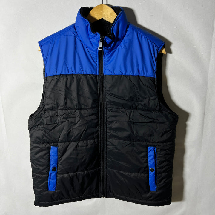 VICTORY SLEEVES LESS PUFFER JACKET INNER FLEECE