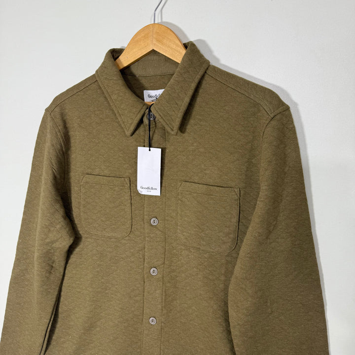 GOOD FELLOW &CO DOUBLE POCKETS QUILTED FLEECE SHIRT STYLE JACKET BRAND NEW