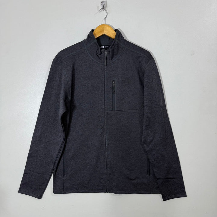 THE NORTH FACE FULL ZIP FLEECE JACKET GREY COLOUR