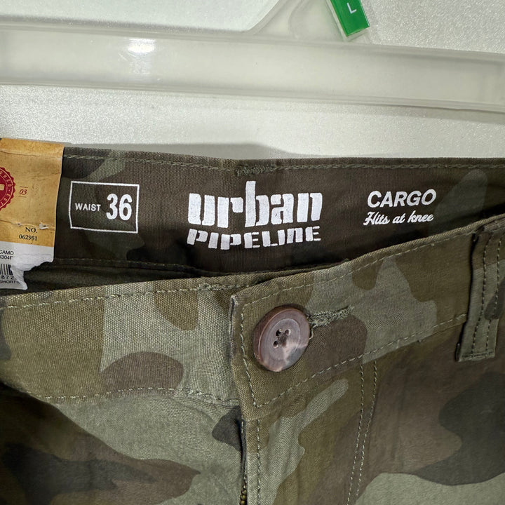 URBAN PIPELINE CAMOUFLAGE CARGO COTTON SHORT BRAND NEW