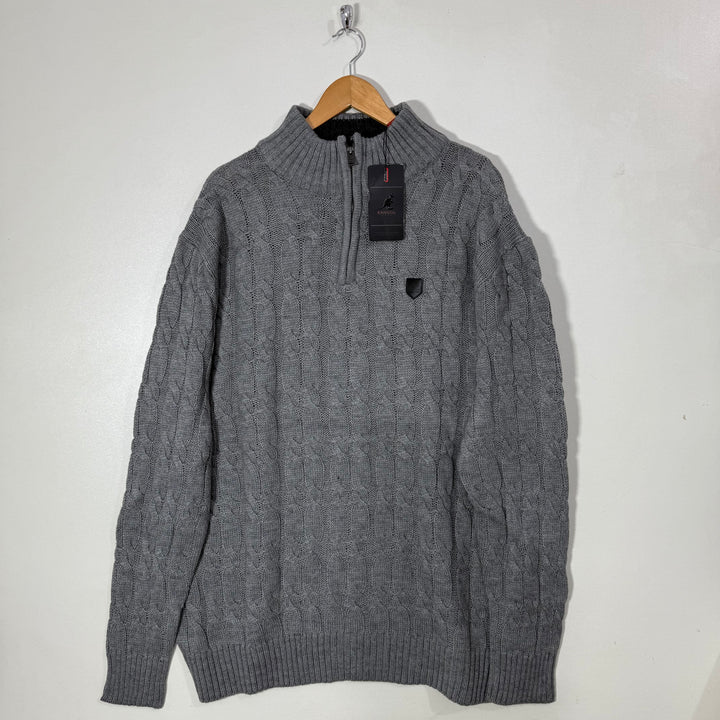 KANGOL HALF ZIP LNITWEAR SWEATER BRAND NEW