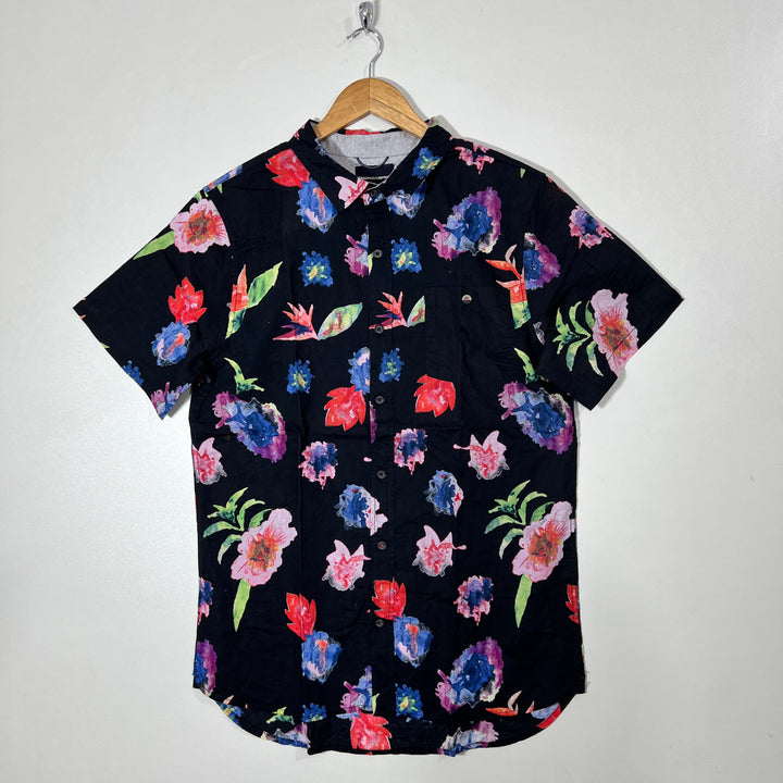 MODERN AMUSEMENT HALF SLEEVES COTTON SHIRT