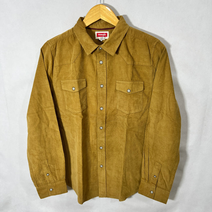 WRANGLER DOUBLE POCKETS CORDUROY SHIRT