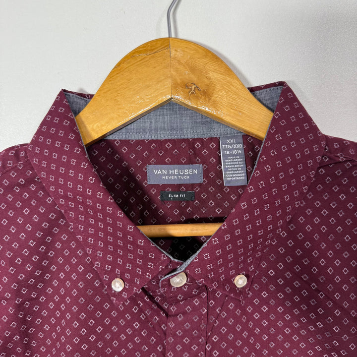 VAN HEUSEN BUTTON DOWN CASUAL COTTON SHIRT BRAND NEW