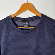 UNDER ARMOUR SWEATSHIRT INNER FLEECE BLUE COLOUR