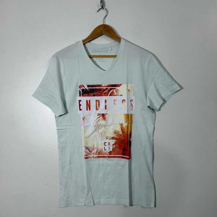 CONNOR V NECK COTTON TSHIRT