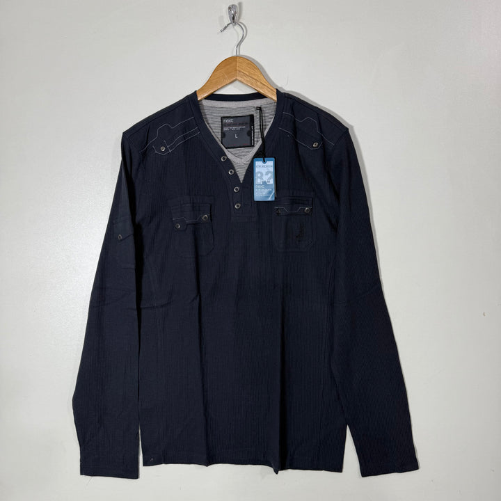 NEXT V NECK KNITWEAR LONG SLEEVES COTTON TSHIRT BRAND NEW