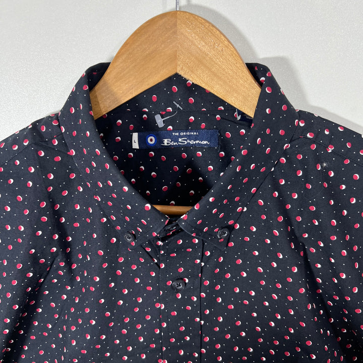 BEN SHERMAN BUTTON DOWN HALF SLEEVES SHIRT