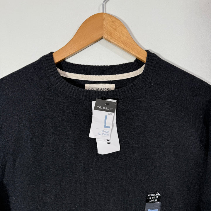 PRIMARK COTTON SWEATER BRAND NEW DARK GREY COLOUR