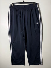 ADIDAS BAGGY FIT SPORT TROUSER INNER FLEECE BLUE COLOUR