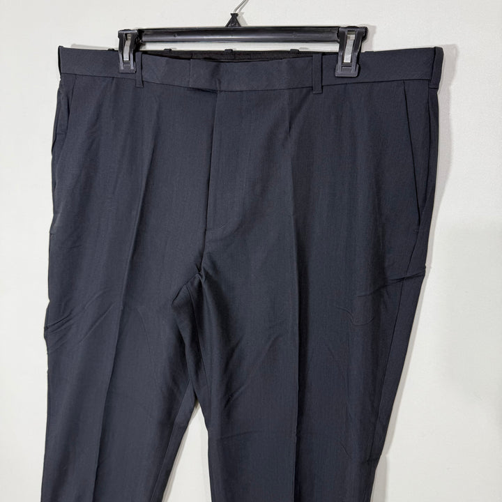 IZOD STRAIGHT FIT DRESS PANT WITH STRETCH GREY COLOUR