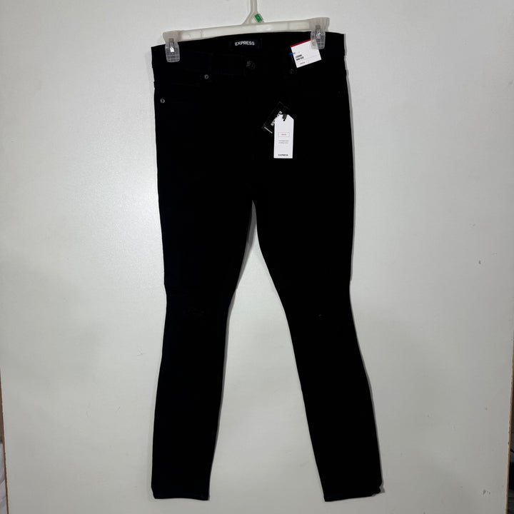 EXPRESS WOMEN SKINNY FIT RIPPED JEANS BRAND NEW WITH STRETCH BLACK COLOUR